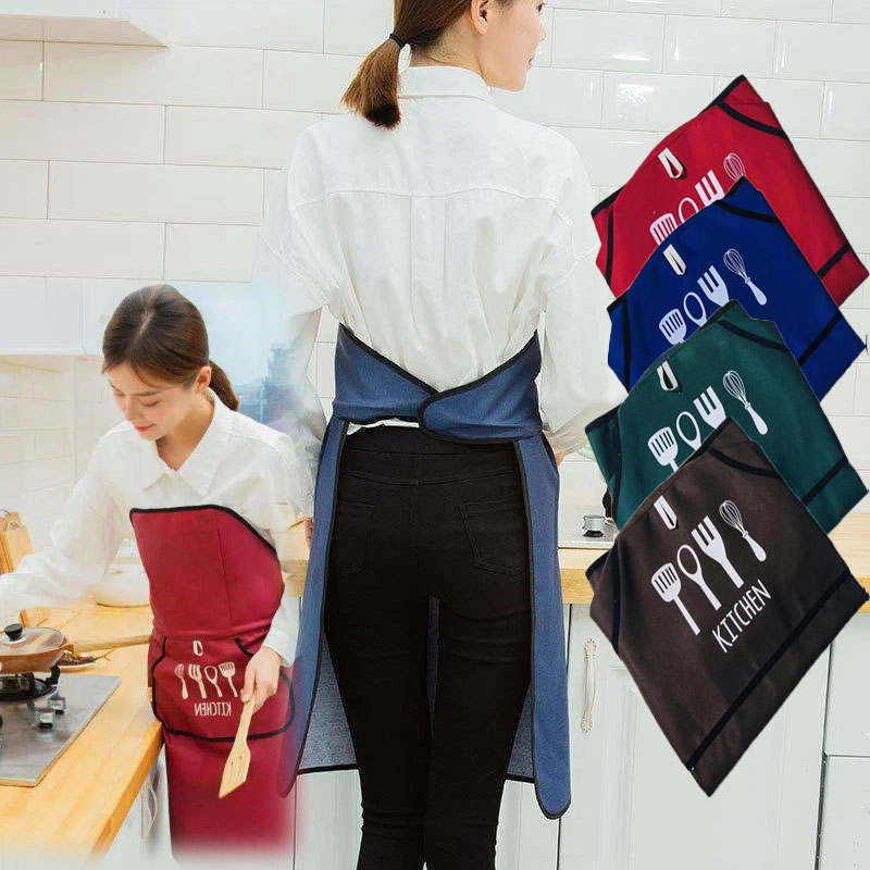 Korean Style Auto No-Tie Apron - Tech Accessories Cheap review and price