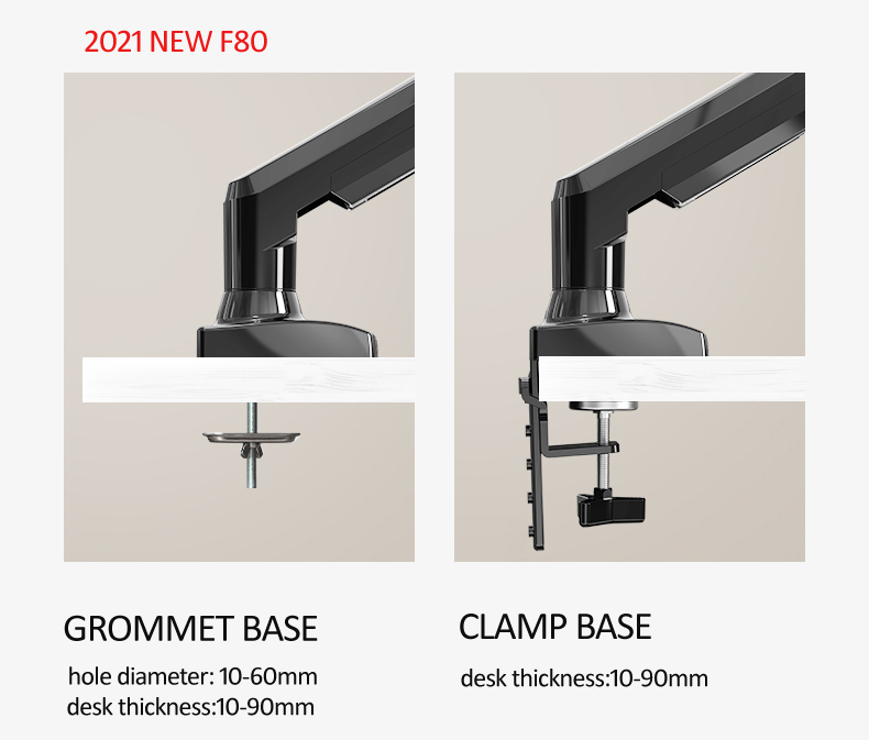 NEW NB F80 17-30' Desktop LED  - Monitor Arm Single review and price