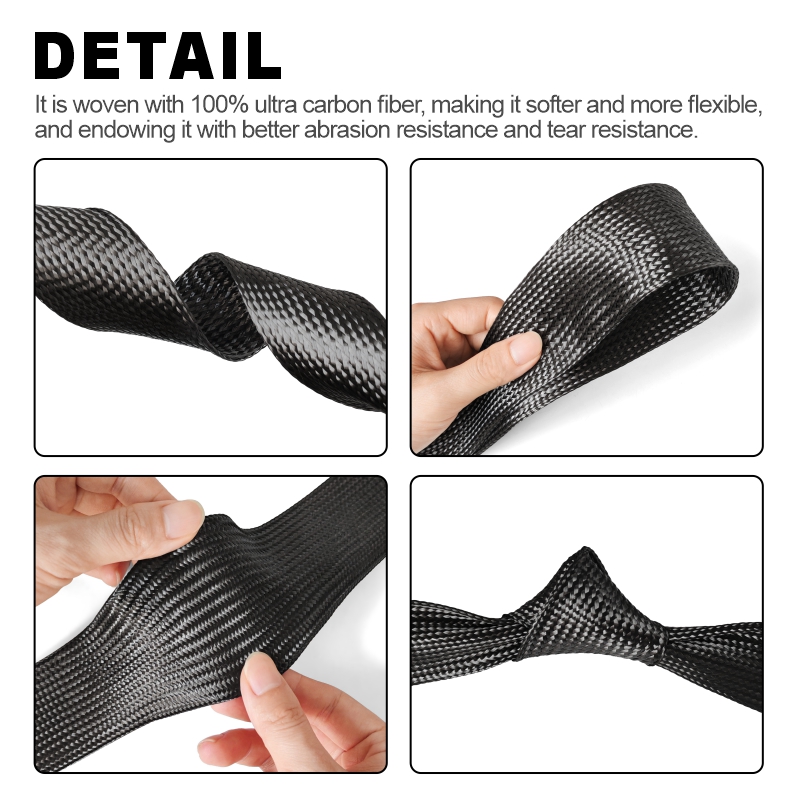 1M Carbon Fiber Cable Sleeve B - Cable Sleeve Neoprene review and price