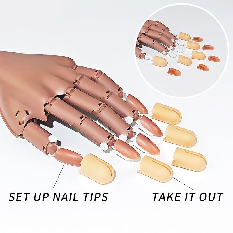 Nail Fake Practice Hand Movabl - Vet Tech Accessories review and price