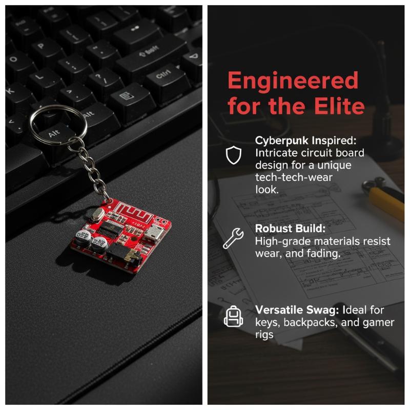 Circuit Board Keychain Minimal - Jet Tech Accessories review and price